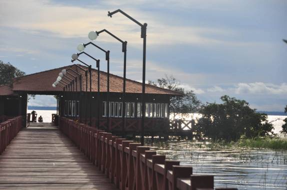 Fim de tarde no pier de Alter do Chão - PA